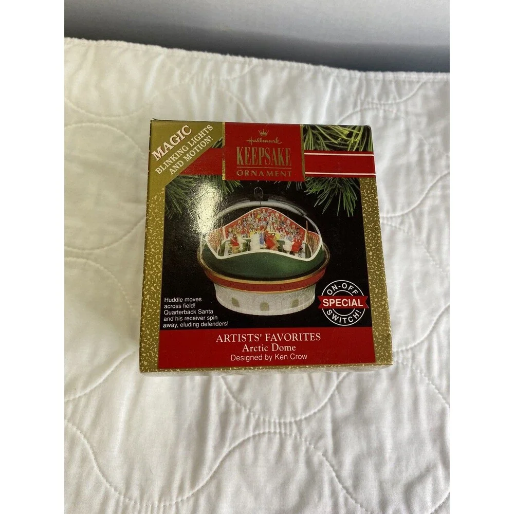 Hallmark Keepsake Ornament Artist's Favorites Arctic Dome by Ken Crow Football